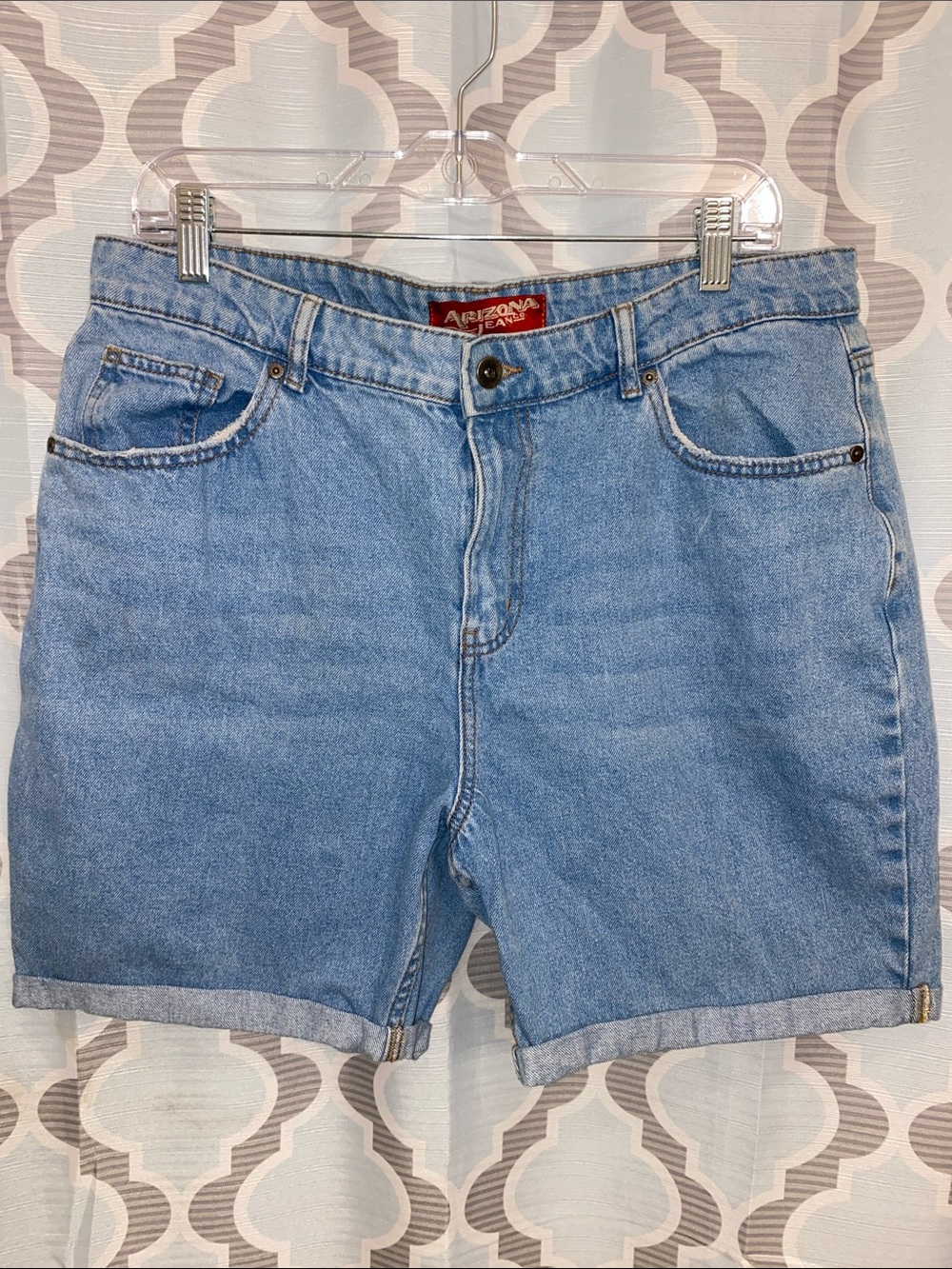 Arizona Jean Company Light Blue Denim Skirt with Red Label